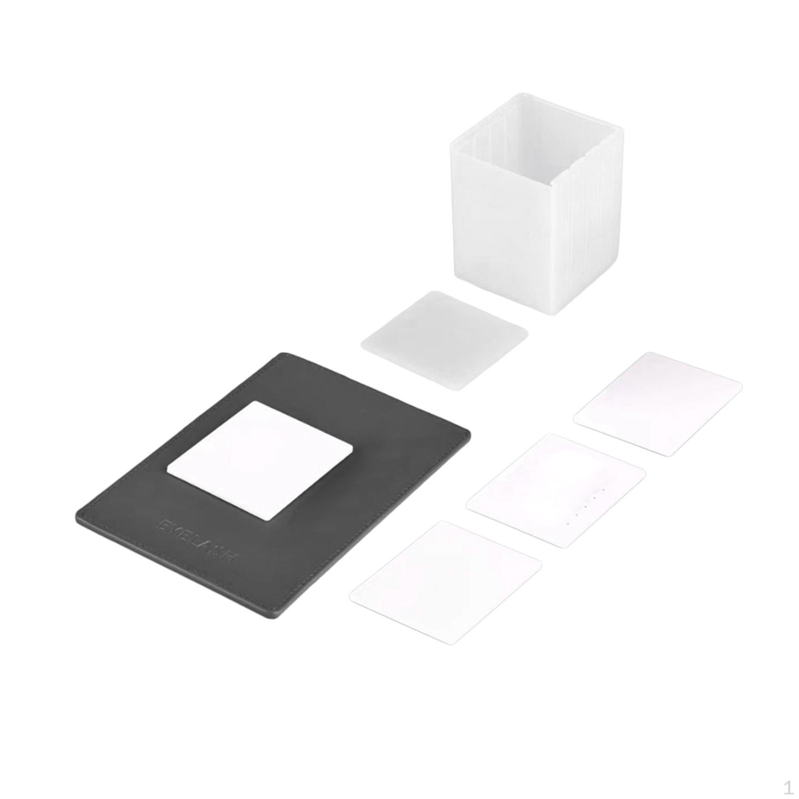 Eyelash Extension Tray Lashes False Lash Glue Holder Pallet серый