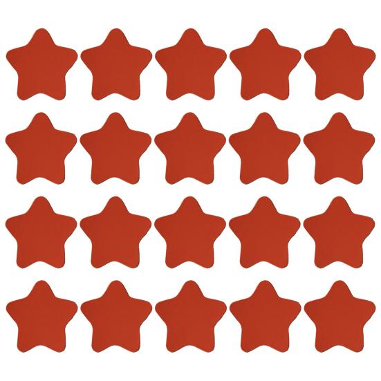 20Pcs/Set Magnetic Sticker Easy To Apply Multifunctional Multicolor Children's Race Stars Whiteboard Magnet Party Supplies