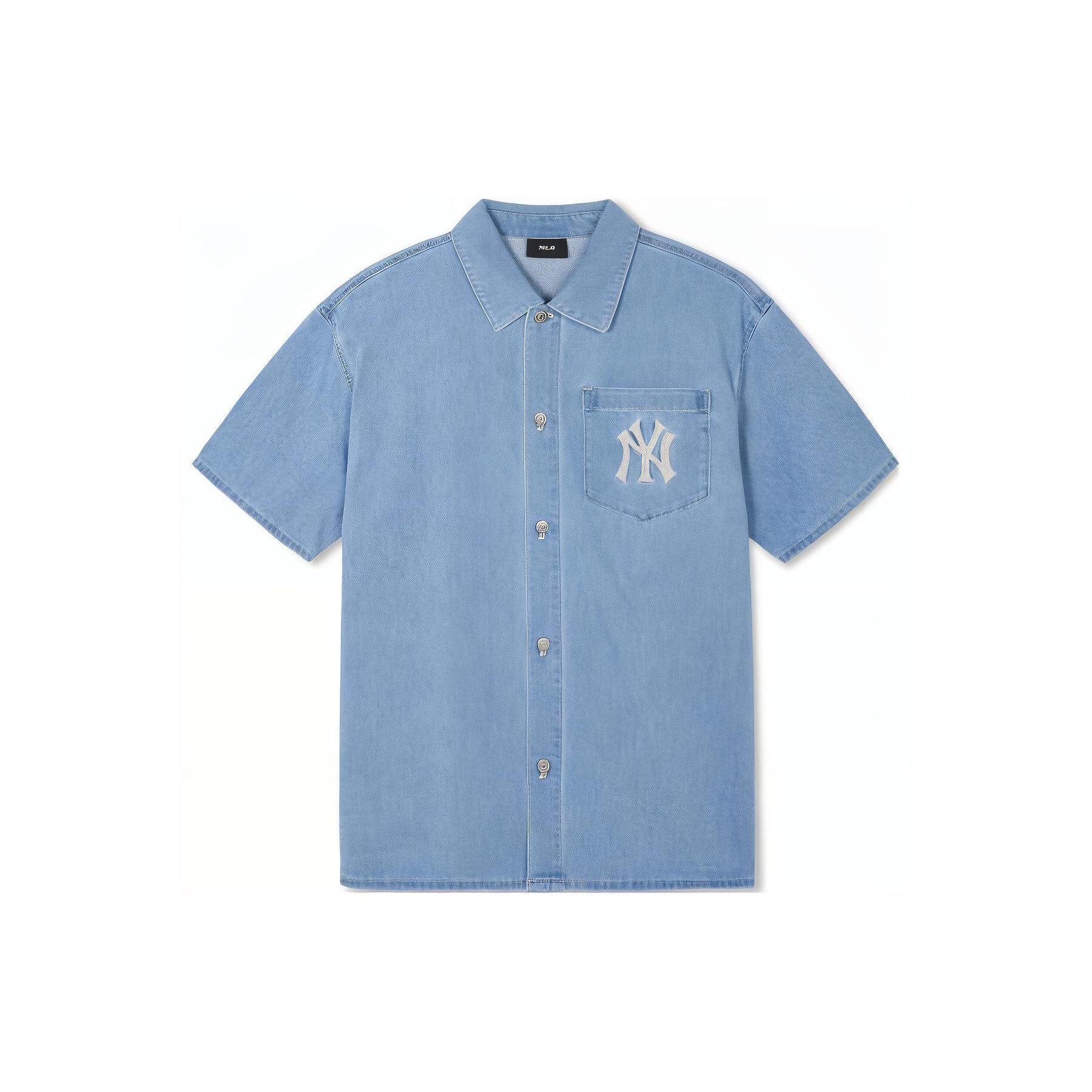 

New MLB New York Yankees Shirt Men s Blue 3ADRB0443-50BLL XXL