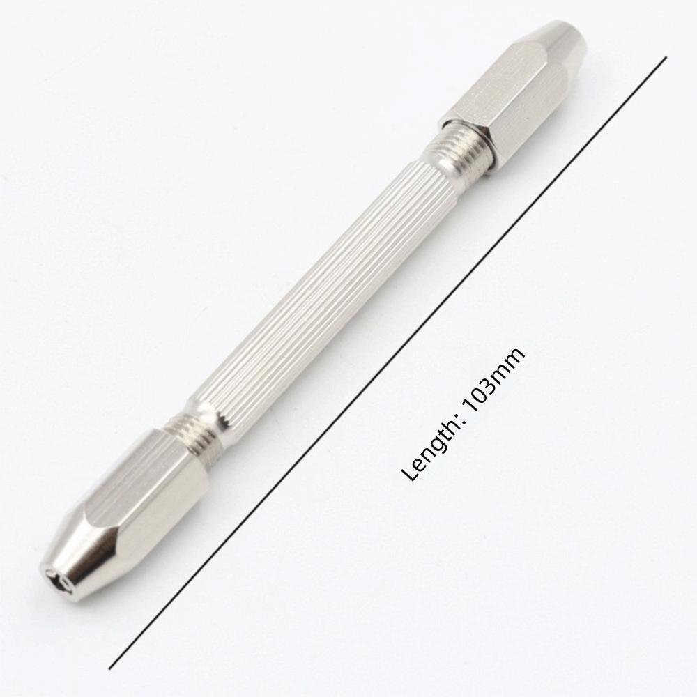 0-3.1mm Hand Drill Non-slip Steel Reamer Hexagonal Pin Vice  Home Carving Accessories