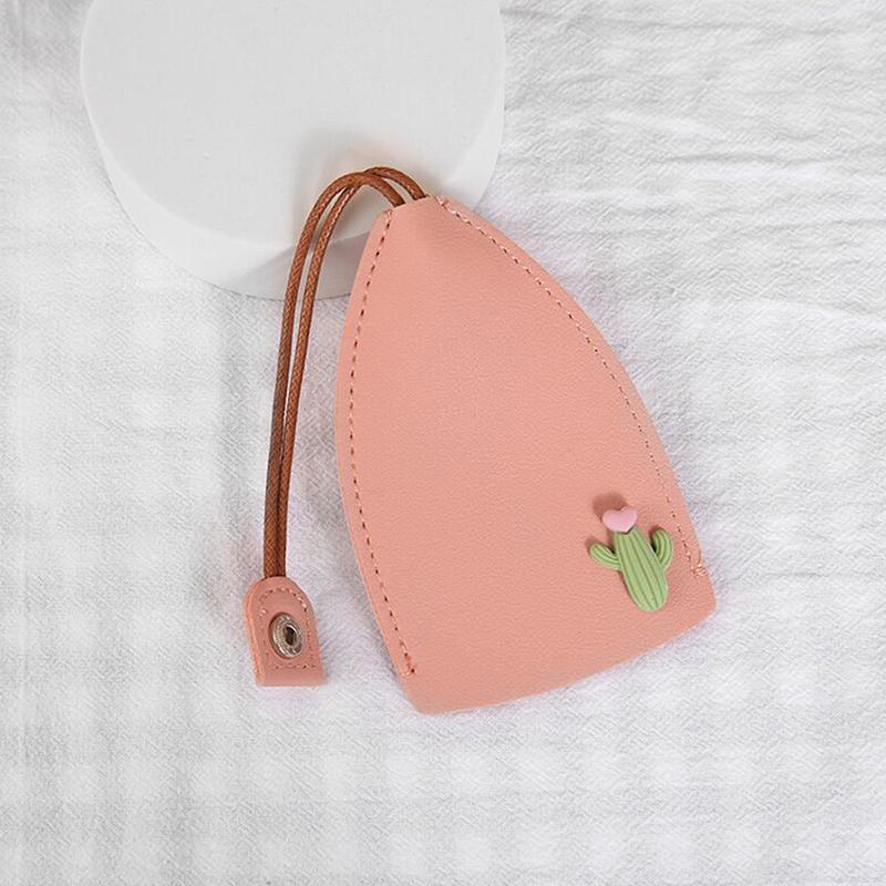 Cute Fruits Pull Type Keychain Bag Pu Leather Protector Car Key Holder Case