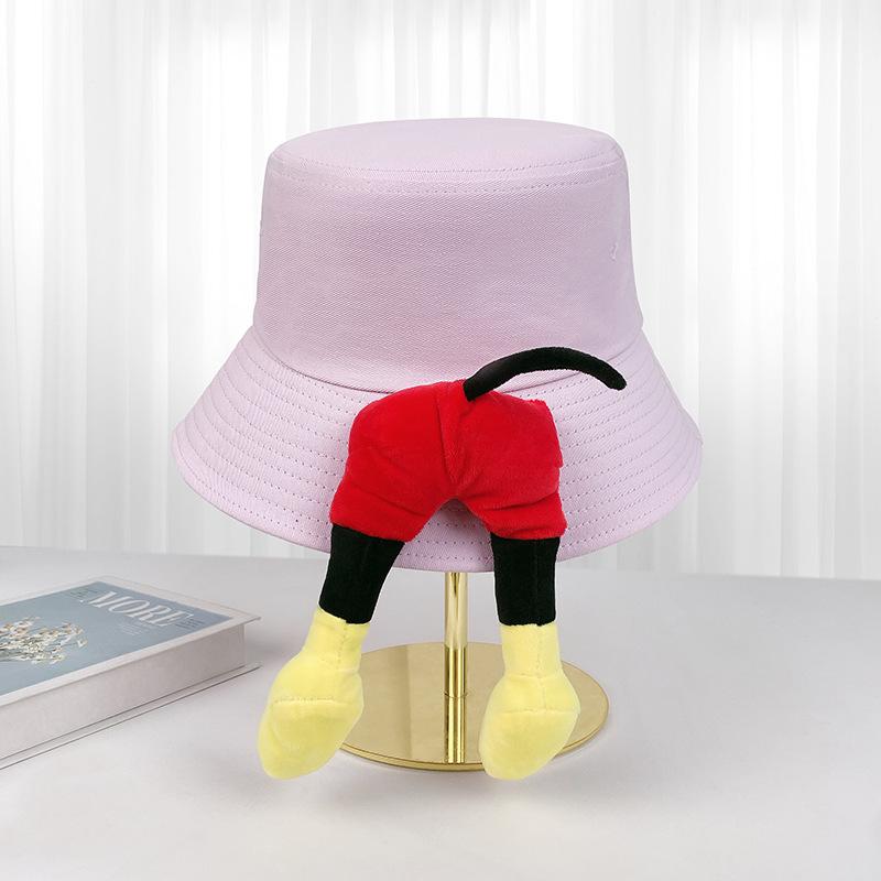 Cute Ass Palm Baseball Cap Funny Design Cartoon Hat Female Summer Versatile Sunshade Photo Cap