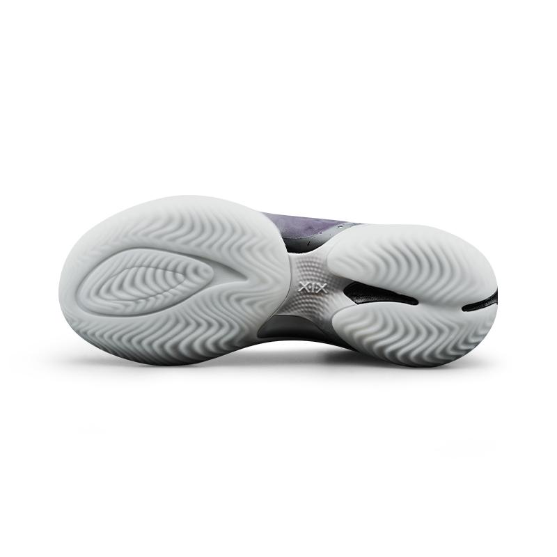 Li Ning Yushuai 19V2 Cushioning Rebound Grip Low Top Basketball Shoes Men's Gray Black ABAV049-10