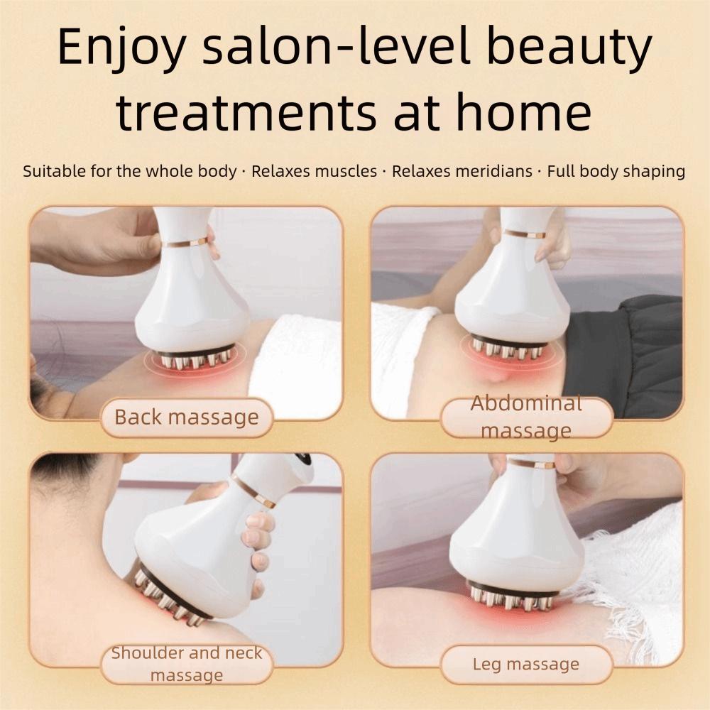 Electric Rechargeable Unblocking Massage Device Abdominal Massage Instrument  Cupping Apparatus
