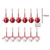 12 Pcs Hanging Bell Ornaments Holiday DIY Decorations Decorative Crafts Christmas Bells