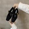 Frühling und Herbst Neue Modische Bequeme Elegante Lässige Leopardenmuster Abriebfeste Einzelne Schuhe Damen Mary Jane Schuhe