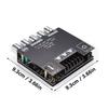 50W+50W+100W Bluetooth-compatible Amplifier Board with Treble and Bass Control Stereo Amplifier Board for Speaker