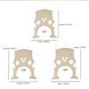 Acoustic Tuning Cello Bridge Wood Precisions Spare Part Suitable for 1/2 3/4 4/4 Instruments Quick Installation Designs