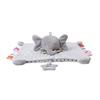 bbsky Cute Cartoon Animal Baby Soothing Towel with Plush Toy 