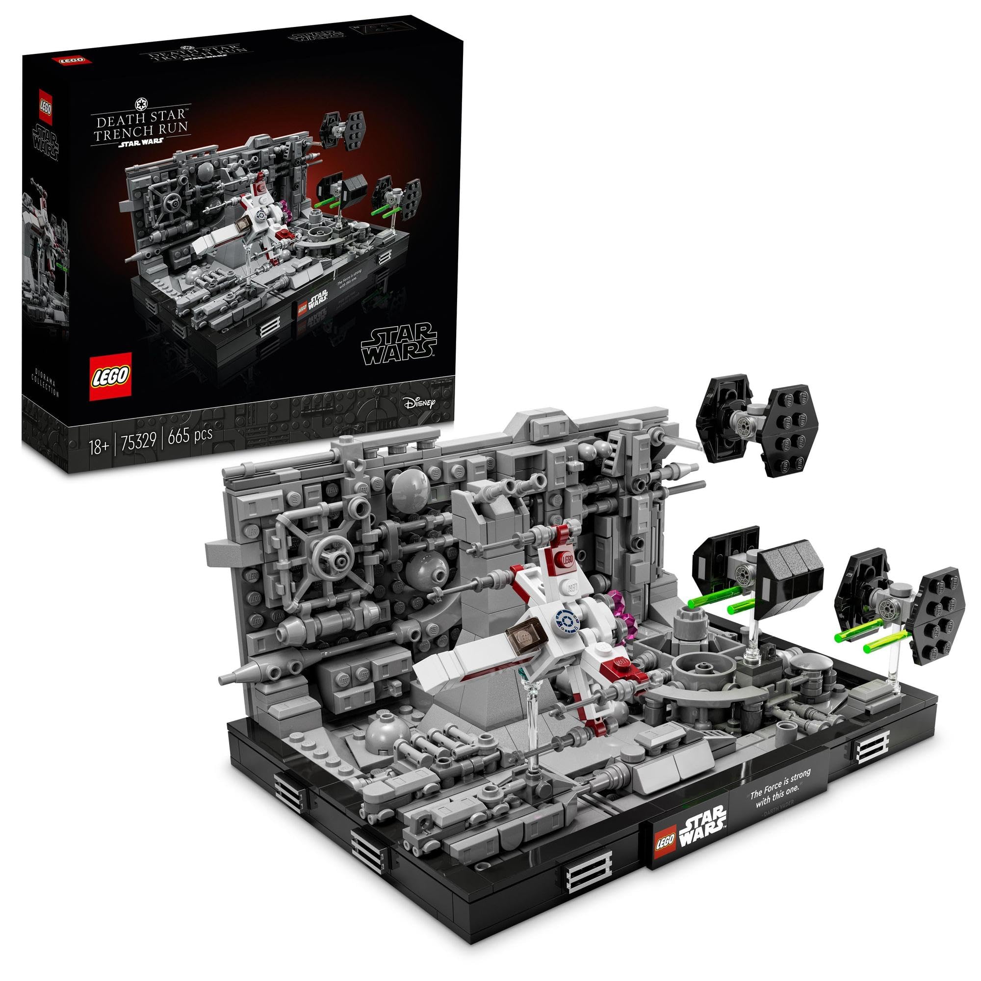 LEGO Star Wars Диорама «Прорыв через Траншею Звезды Смерти» 75329 - Конструктор, Подарок, Грузовик, Мальчики, Взрослые