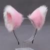 Fox Cat Ear Plush Hair Hoops Cosplay Fluffy Plush Hairband Headband Women Girl Masquerade Party Headwear Hair Accessories