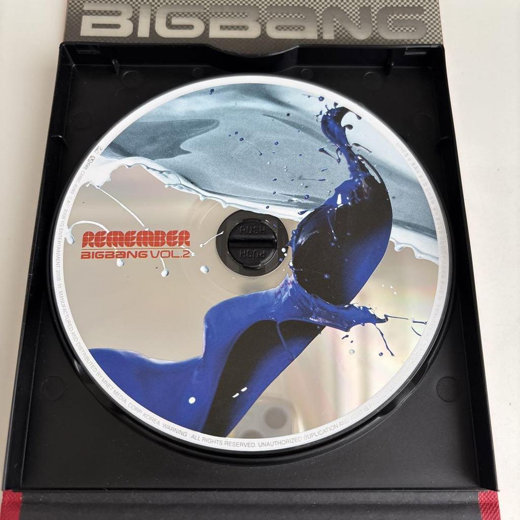 [USED] BIGBANG VOL.2 2nd REMEMBER Korean CD with Bonus Sticker
