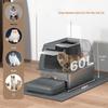 Stainless Steel Cat Litter Box S-XXXL: Enclosed, Splash-Proof, Top-Entry Design