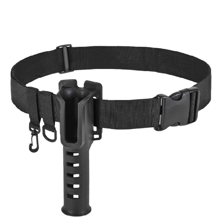 Plastic Wader with Poles Inserter Adjustable Fishing Rod Holsters for Casting Reel Waist Wading Belt Waist Belt Rod Holder
