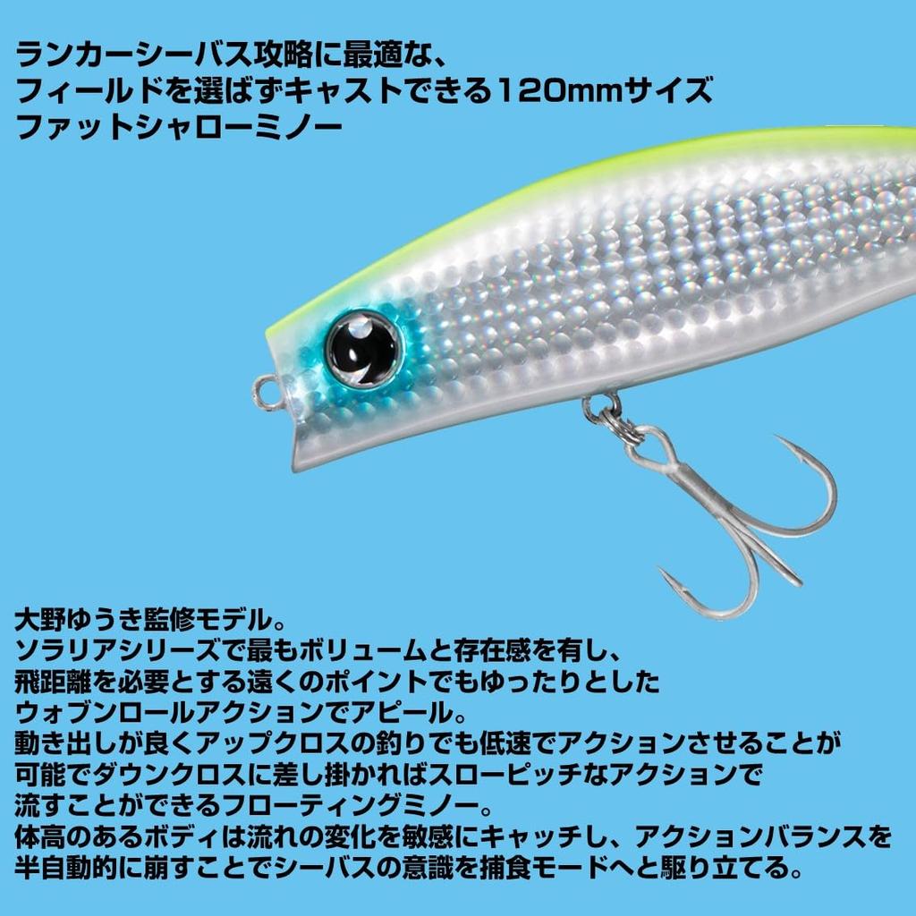 Daiwa Fat Shallow Minnow Morethan Solaria Strong 120F Red Head