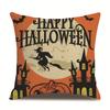 Halloween Linen Pillow Cover Printed Pillow Supply Cushion Cover