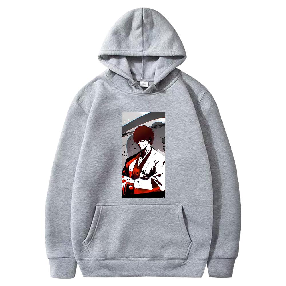Harajuku Anime Manga BLEACH Kurosaki Ichigo Graphic Printed Hooded Men Women Classic Hoodies Oversized Pullover Male Sweatshirt