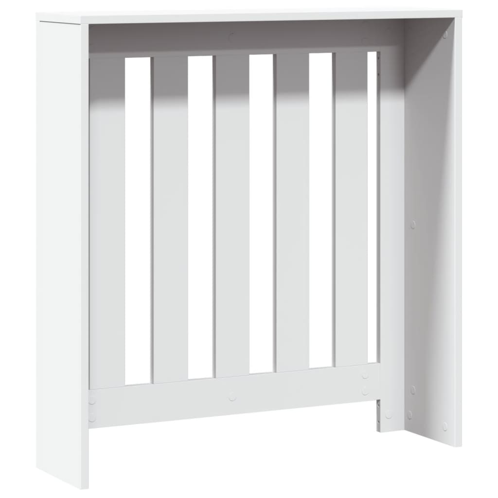 White Radiator Cover 78 x 20 x 82 cm Particleboard