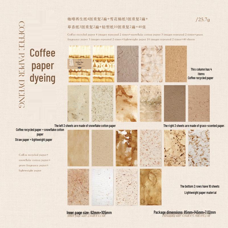 

MòMò Retro Tear-off Journal Paper Pad Series