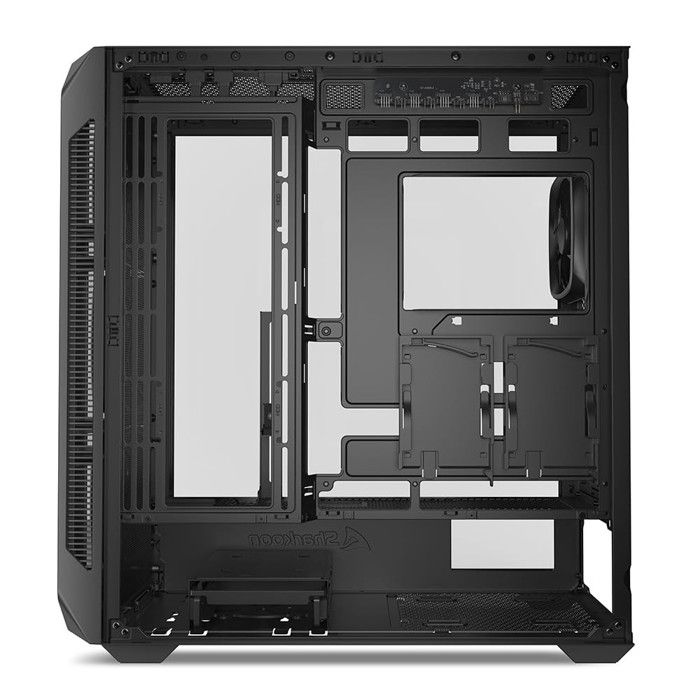 Boîtier PC ATX - SHARKOON - AK5G RGB - Verre trempé - 4 ventilateurs PWM - Refroidissement liquide