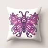 European Color Butterfly Print Sofa Cushion Cover Pillowcase Home Party Car Bedding
