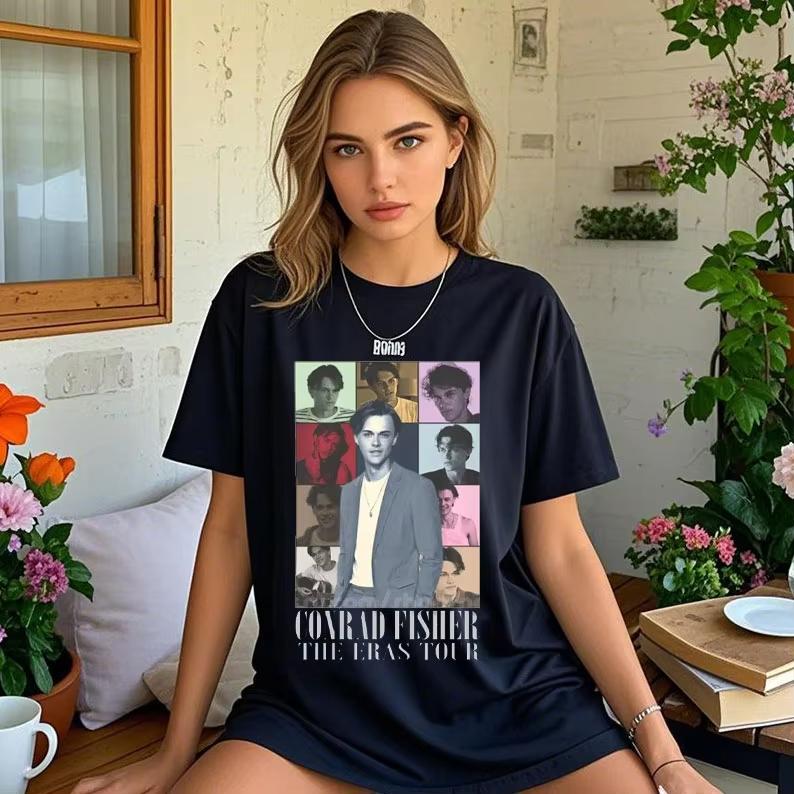 Team Conrad Cousins Beach Bootleg Cotton Shirt The Summer I Turned Pretty Shirts Love Conrad Fisher Vintage Tee Movie Y2k Tops
