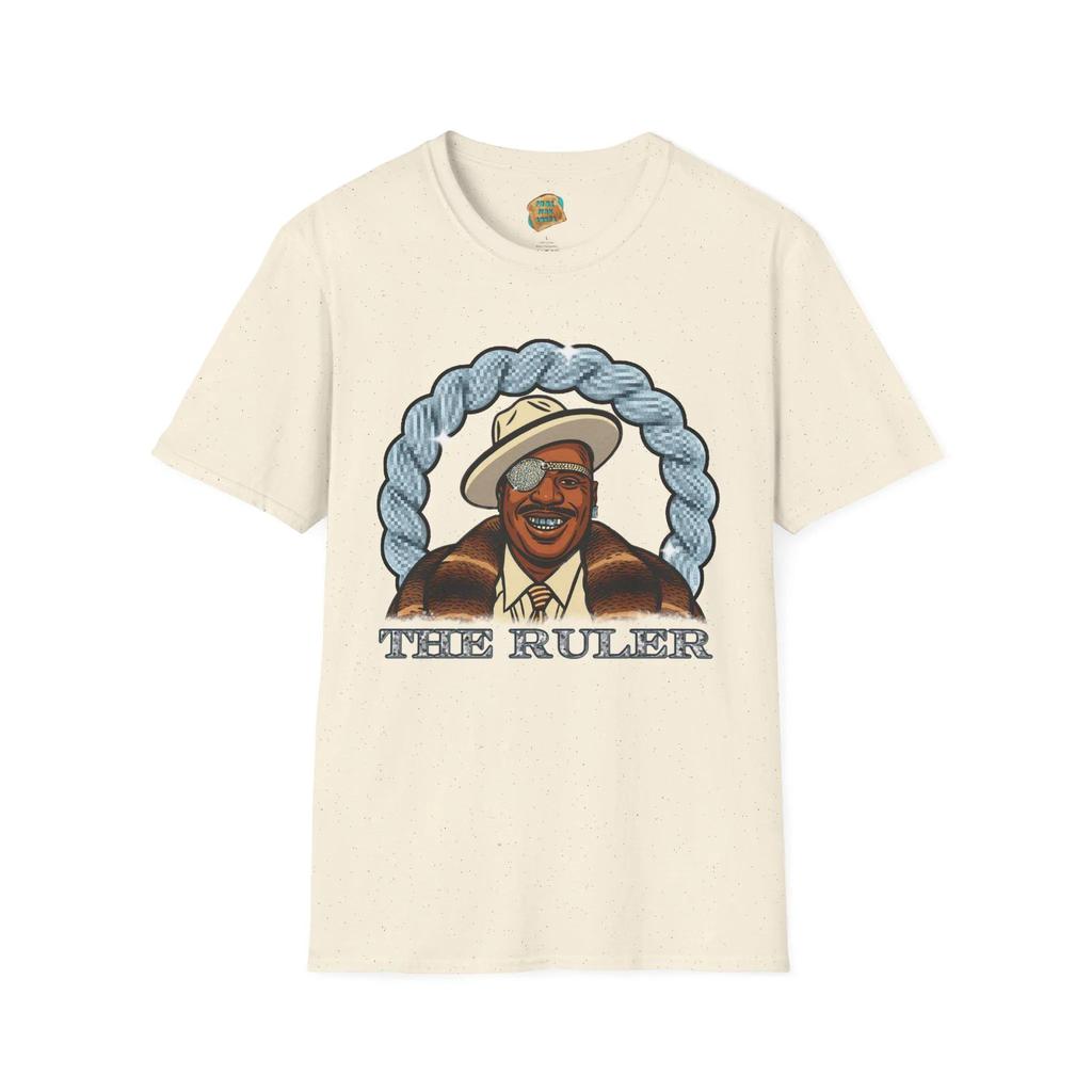 2025 Summer The Ruler Hip Hop 80s 90s Rap Legend Old School Hip Hop Graphic Shirt Retro Rapper Art Shirt for Music Lovers Y2k
