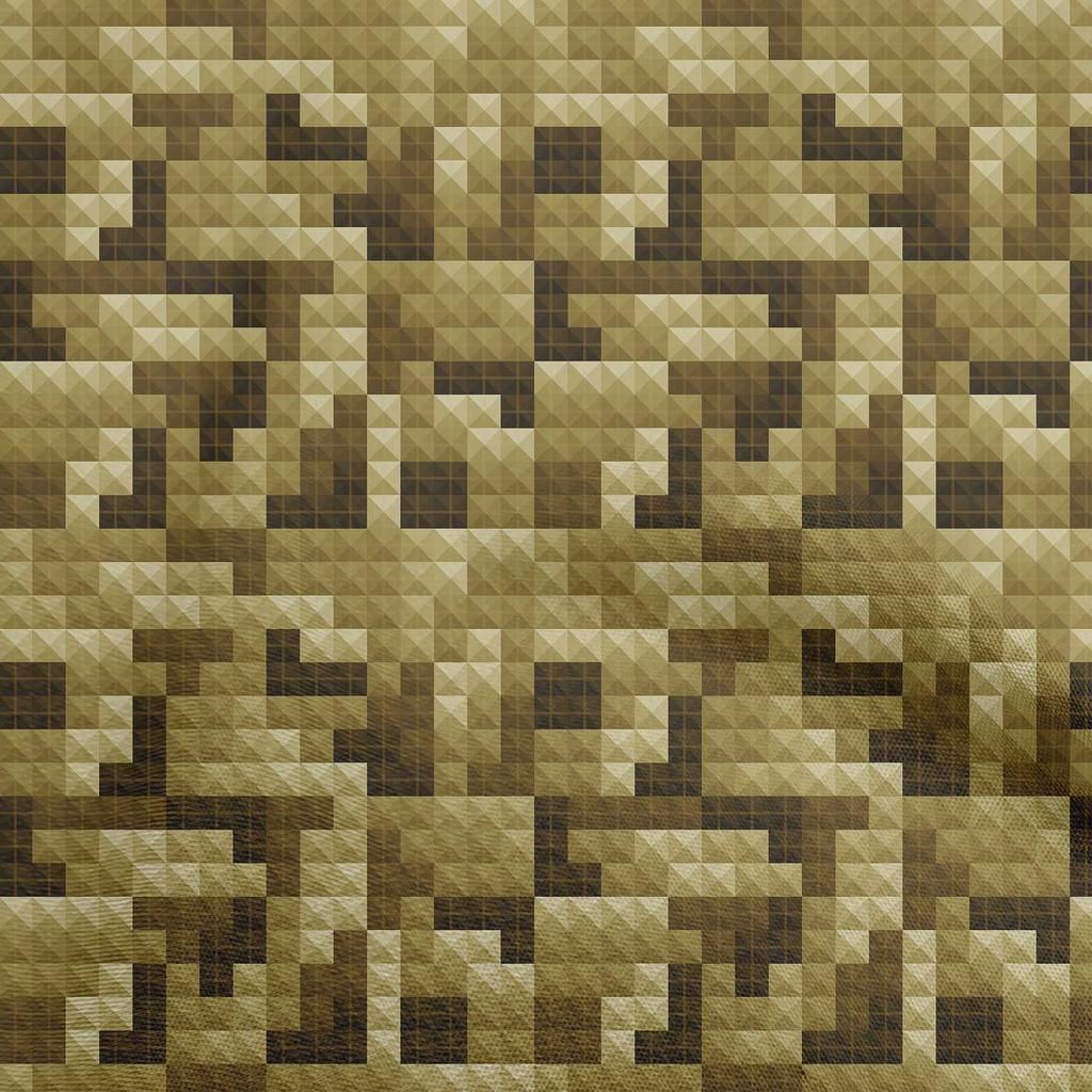 oneOone Cotton Flex Light Brown Fabric Geometrical Shape Fabric For Sewing Printed Craft Fabric By The Yard 40 Inch