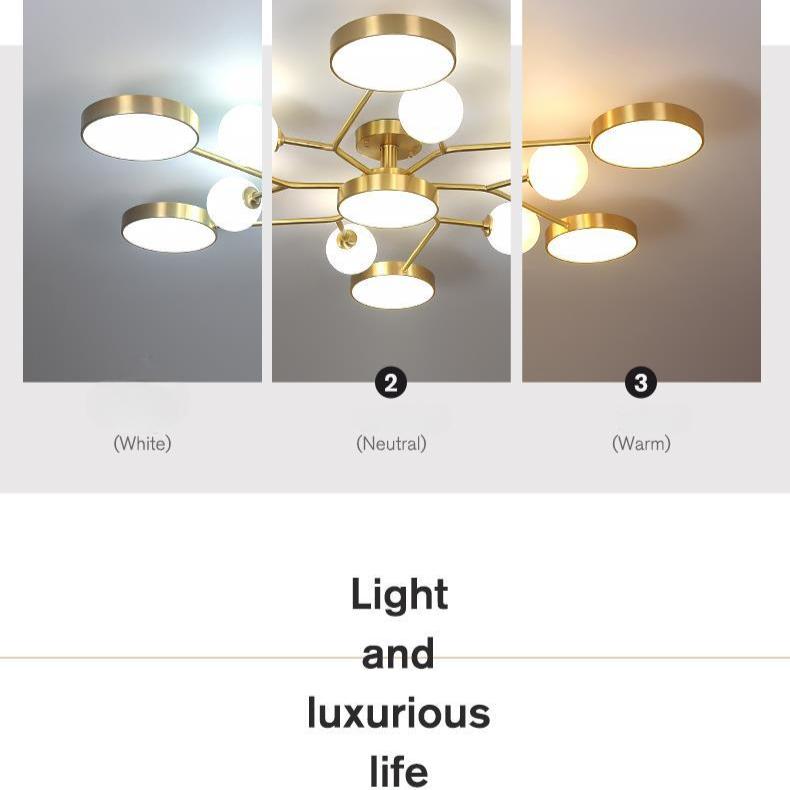 Φωτιστικό Οροφής Σαλονιού, Μοντέρνο και Απλό Οικιακό Φωτιστικό Μαγικός Κόκκος