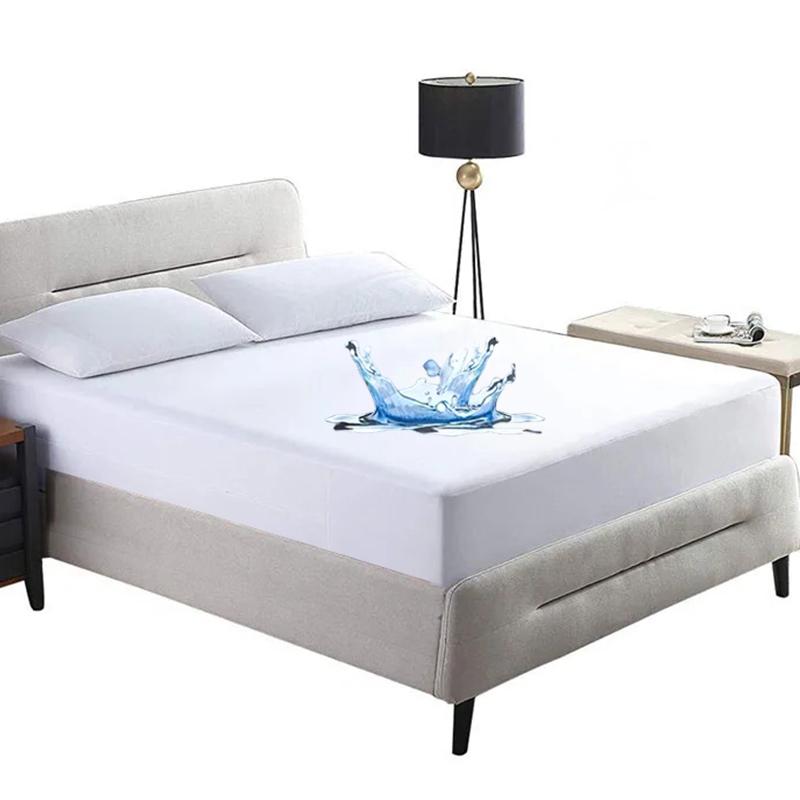 2025 Waterproof Mattress Protector,A Solid Color Bedspread,Fitted Mattress Cover,Dustproof Breathable Washable Incontinence Bed Sheet