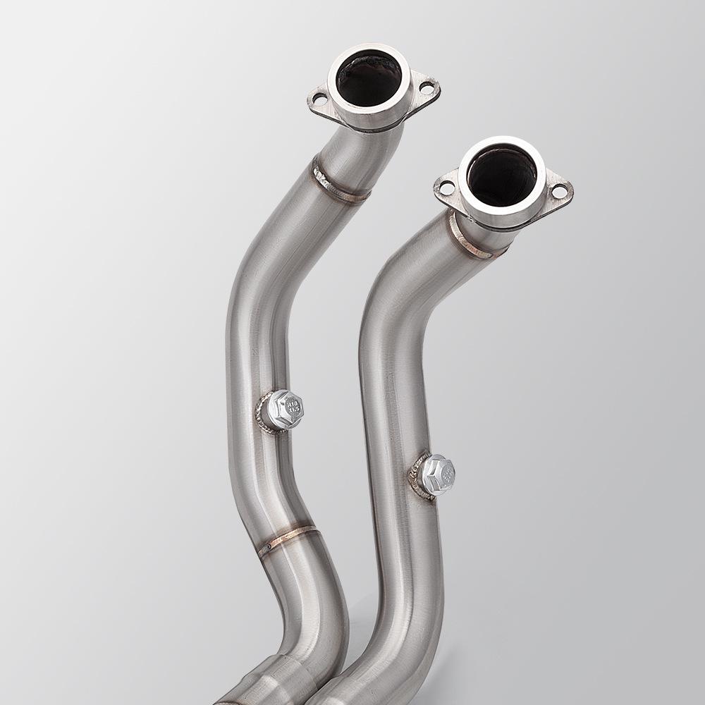 Compatible with DS900X: Stainless Steel Front and Mid Exhaust Sections for Seamless Installation