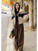 Short Color-block Hooded Warm Down Cotton-padded Jacket