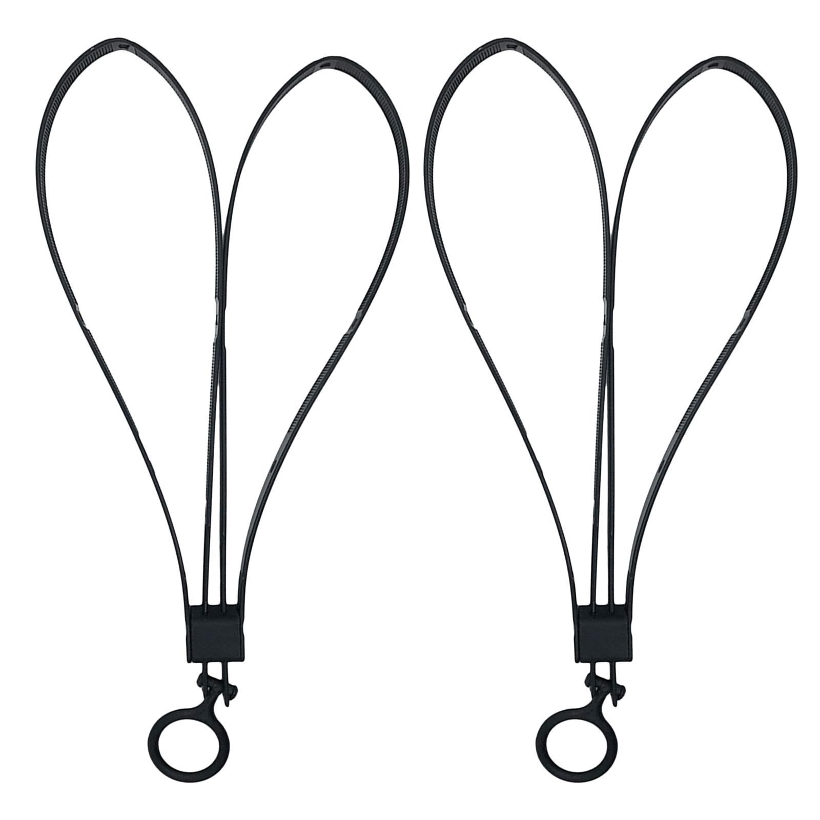 

2 шт. Эластичный ремешок для фиксации удочки, тянущаяся петля для фиксации удилищ, кабельная стяжка для безопасного крепления предметов чёрный