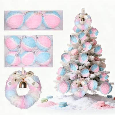 Ornaments Set Christmas Ball Decoration Elegant Exquisite Christmas Tree Decoration Hanging Bell Wreath Pendant Christmas