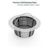 Cold Press Juicer Pulp Filter Replacement Stainless Steel Pulp Strainer For J2 Efficient Separation Easy to Clean
