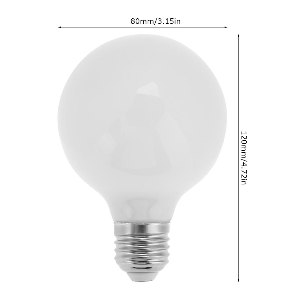 7W E27 Base Energy saving Lamp G80 Home Office Light Decor  LED Bulb AC 220V(Cool White)