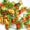 2Pcs Artficial Small Rose Flower Hanging Vine Plant Decoration for Wedding