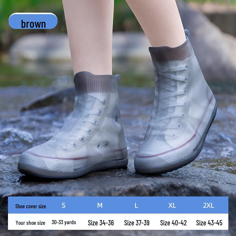 Waterproof Non-slip Silicone Rain Boots for Kids & Women - Reusable, Thickened, Anti-fouling Overshoes