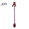 Coffee Cup Stirrer 304 Stainless Steel Spoon, Hanging Cat Spoon for Mugs Tall Cups, Long Short Handle Tea Stirring Ideal Desserts & Ice Cream