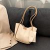 Soft Leather Shoulder Bag Large Capacity Shoulder Bag Simple Texture Winter Fashion New