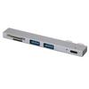 Dual-Typ-C-Hub Stabile Übertragung Typ-C auf PD USB-Speicherkarte Speicherkarten-Hub-Adapter für IOS-Laptop