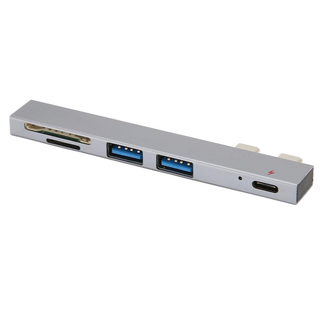Dual-Typ-C-Hub Stabile Übertragung Typ-C auf PD USB-Speicherkarte Speicherkarten-Hub-Adapter für IOS-Laptop