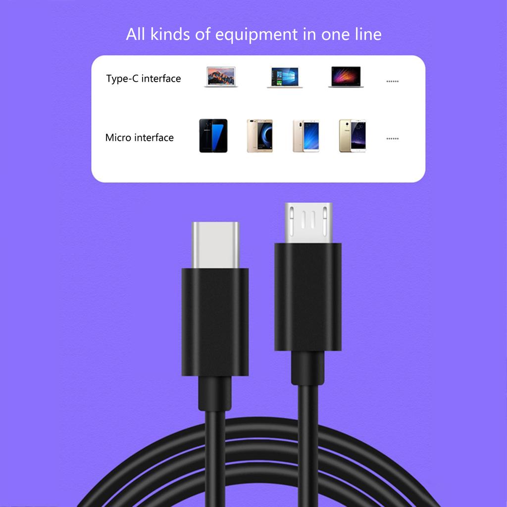 Type C to USB Cable OTG Fast Charging and Data Transfer C to USB Data Linefor Mobile Phones and Tablets