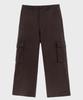 PREF Brown Cotton Twill Cargo Pants