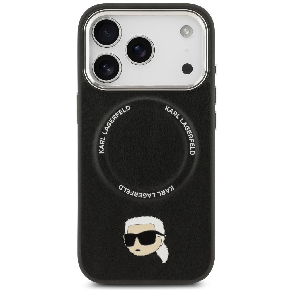 Karl Lagerfeld Karl Pin MagSafe Case for iPhone 17 Pro Black