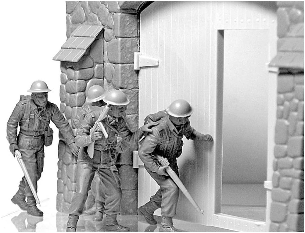 Master Box 1/35 Scale British Infantry (5 Figures) Western Front 1944-45 Plastic Model Kit MB35085