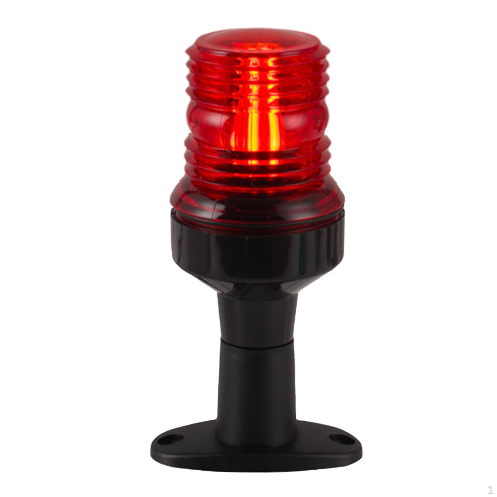 

Сигнальный фонарь для лодки, яхты, мачты и все круглые детали, 3 Вт, крепление на палубе, корма Red Light