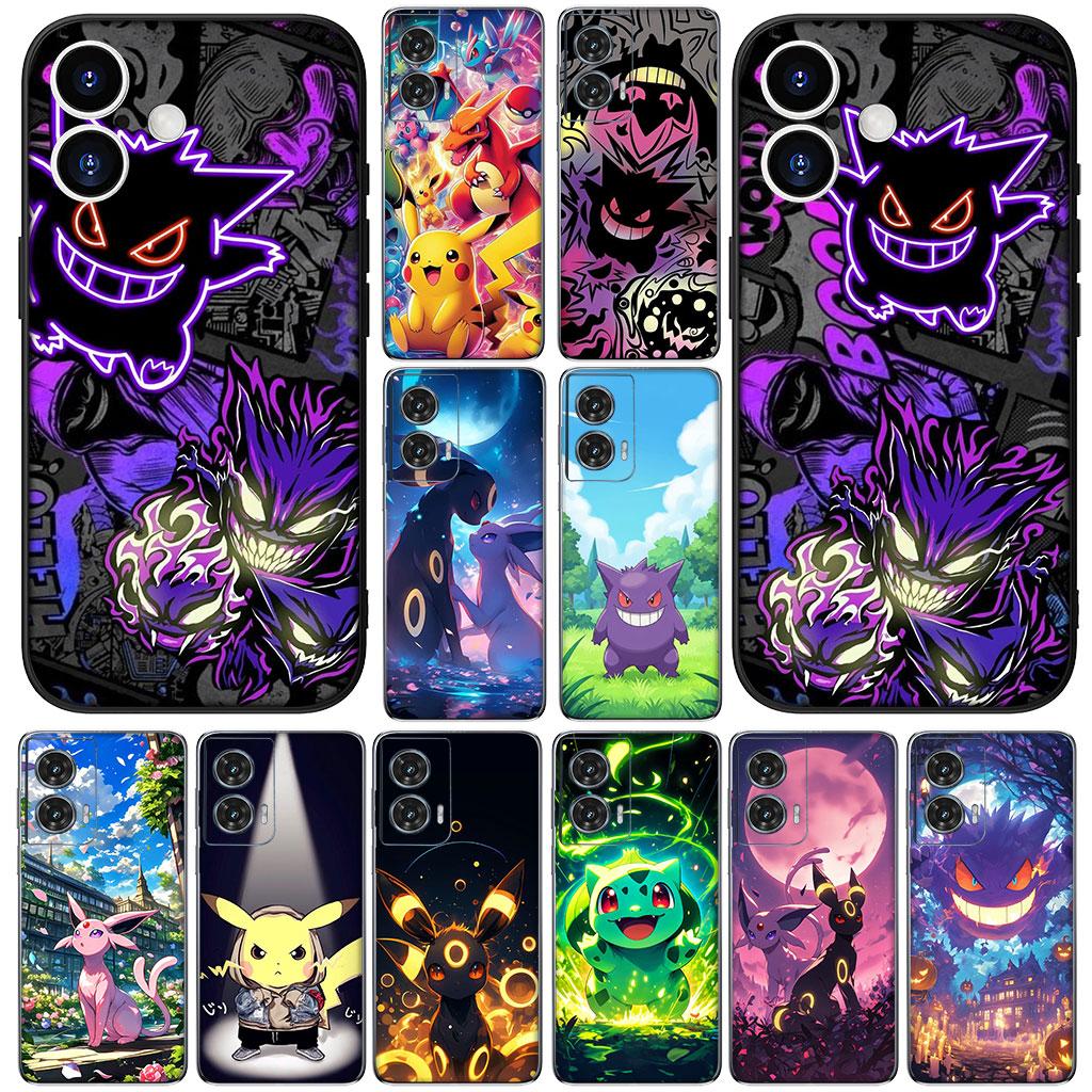 P-Pokemons GO Gengar P-Pikachus for Motorola Moto G86 G57 G67 G54 G24 G15 Power G13 G14 G34 G35 G45 G60 G53 G55 G64 G75 G72 Case