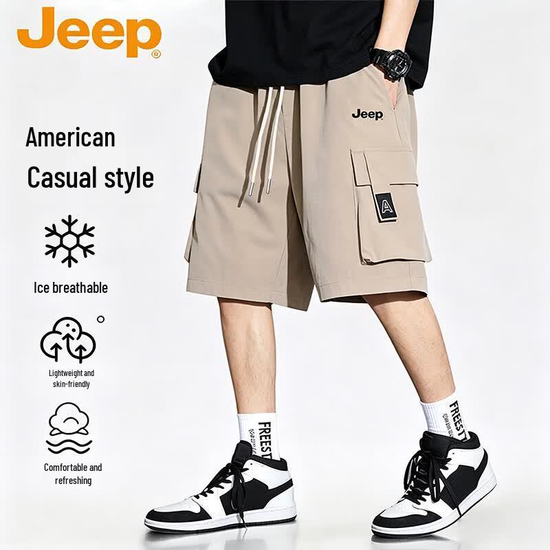 JEEP Men s Summer Casual Cargo Shorts L