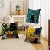 Black Cat Sunflowers Pillowcases Home Bedding Decorative Pillow Cover Wedding Super Soft Pillow Case